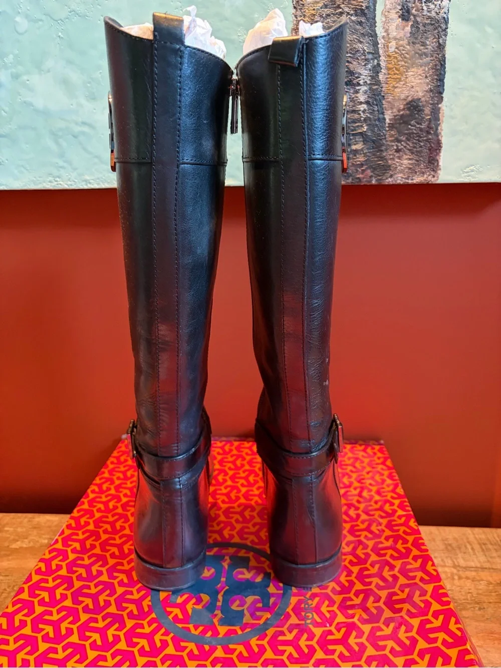 Tory Burch Patterson Riding Boots